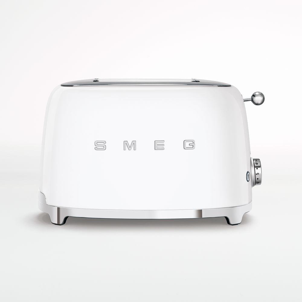 SMEG Matte White 2-Slice Retro Toaster
