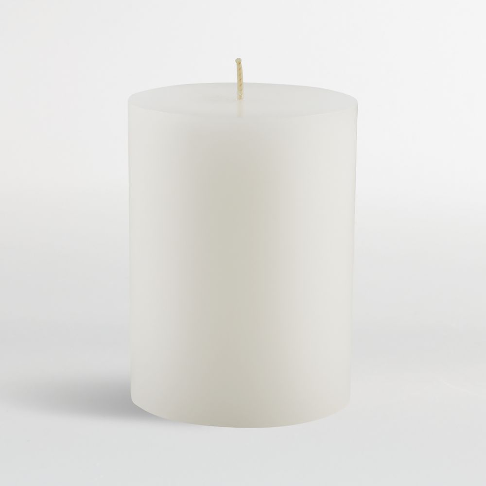 White Pillar Candles