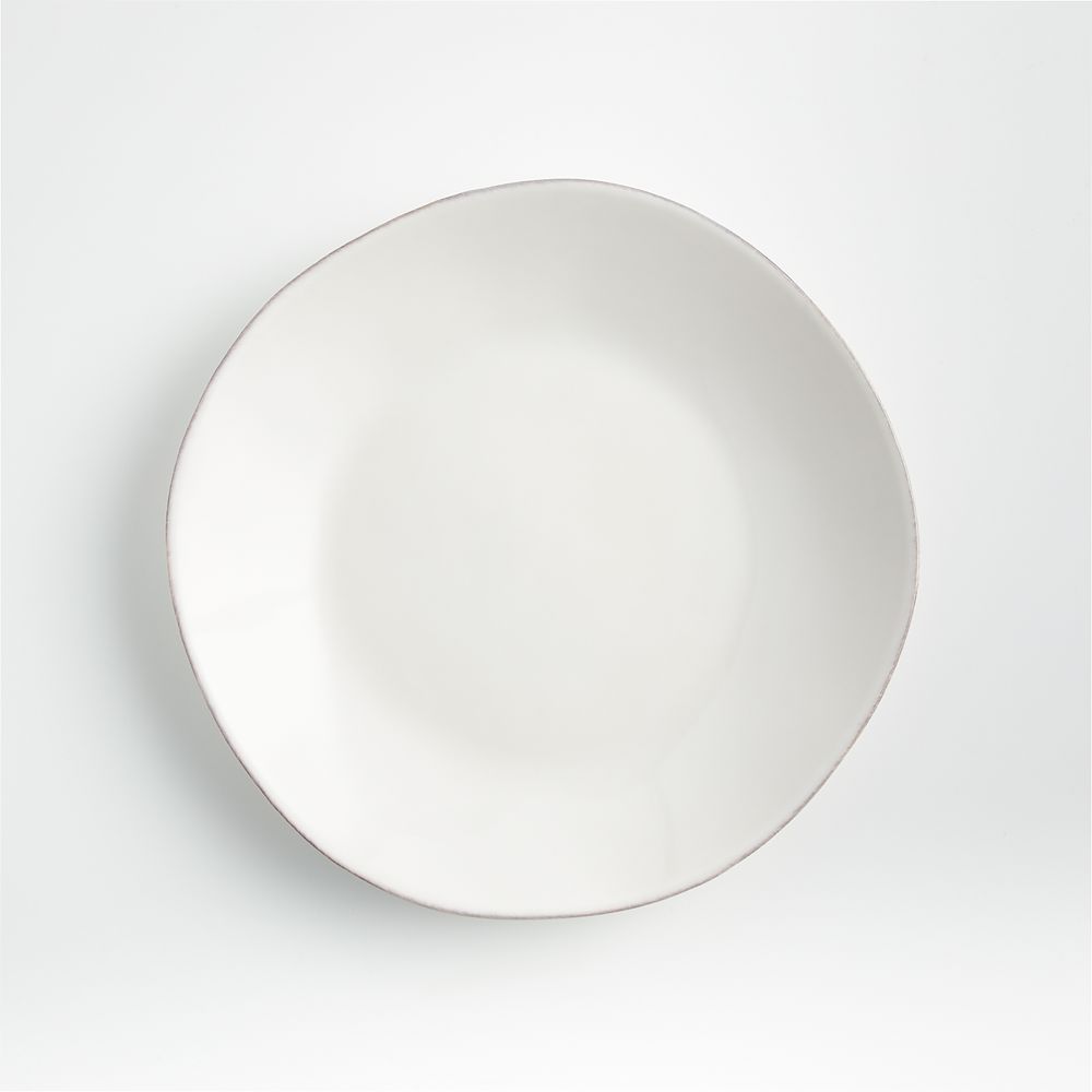 Marin White Stoneware Salad Plate