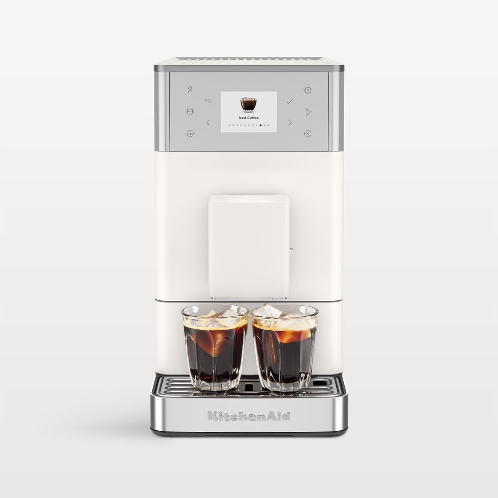 KitchenAid KF3 Fully Automatic Espresso Machine in Porcelain White
