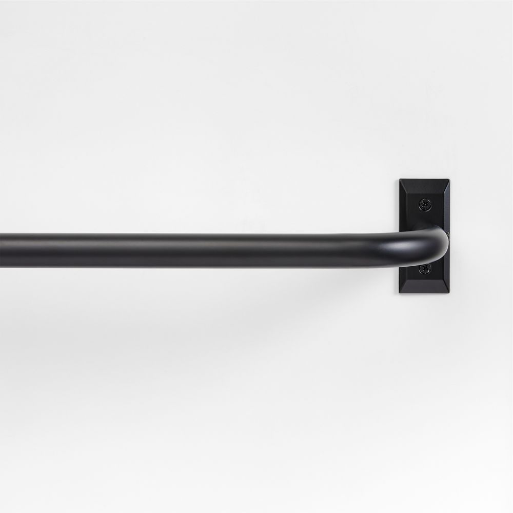 1" Room Darkening Curtain Rod Hardware Set