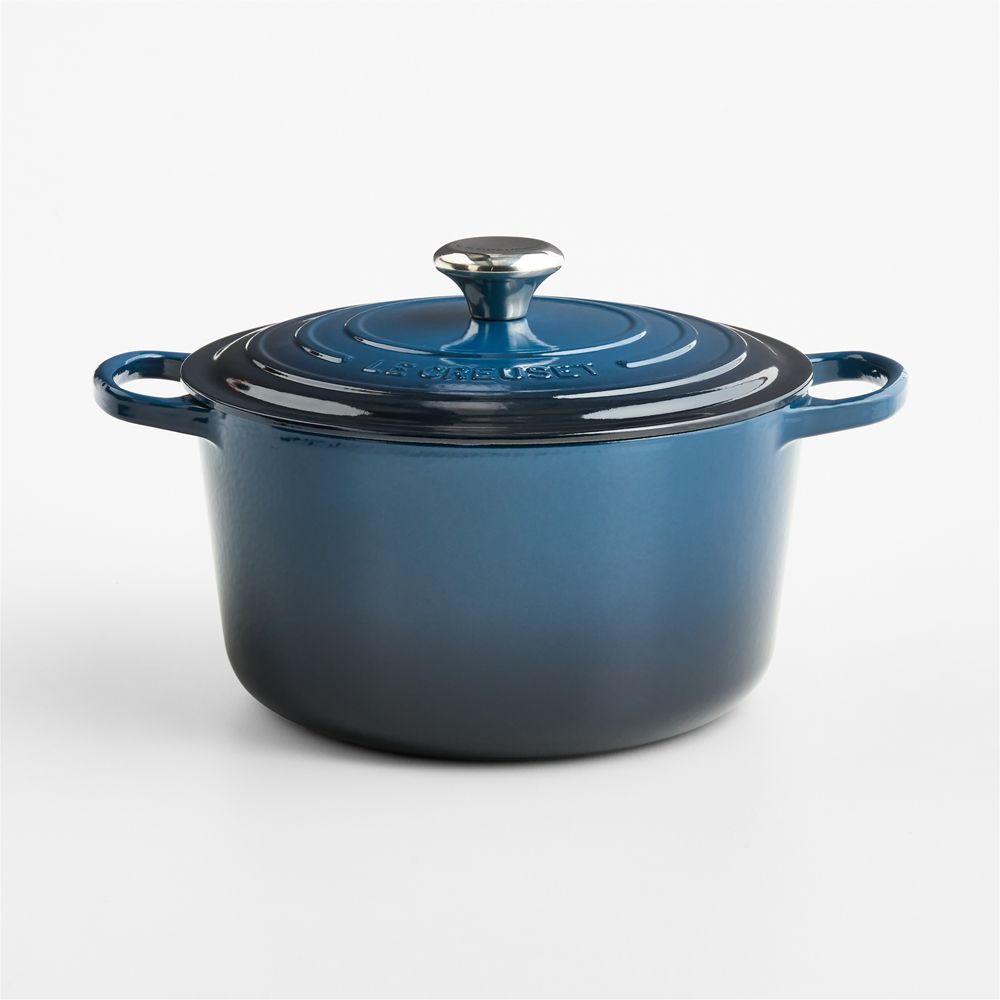 Le Creuset Signature 6.5-Qt. Nuit Enameled Cast Iron Deep Round Dutch Oven