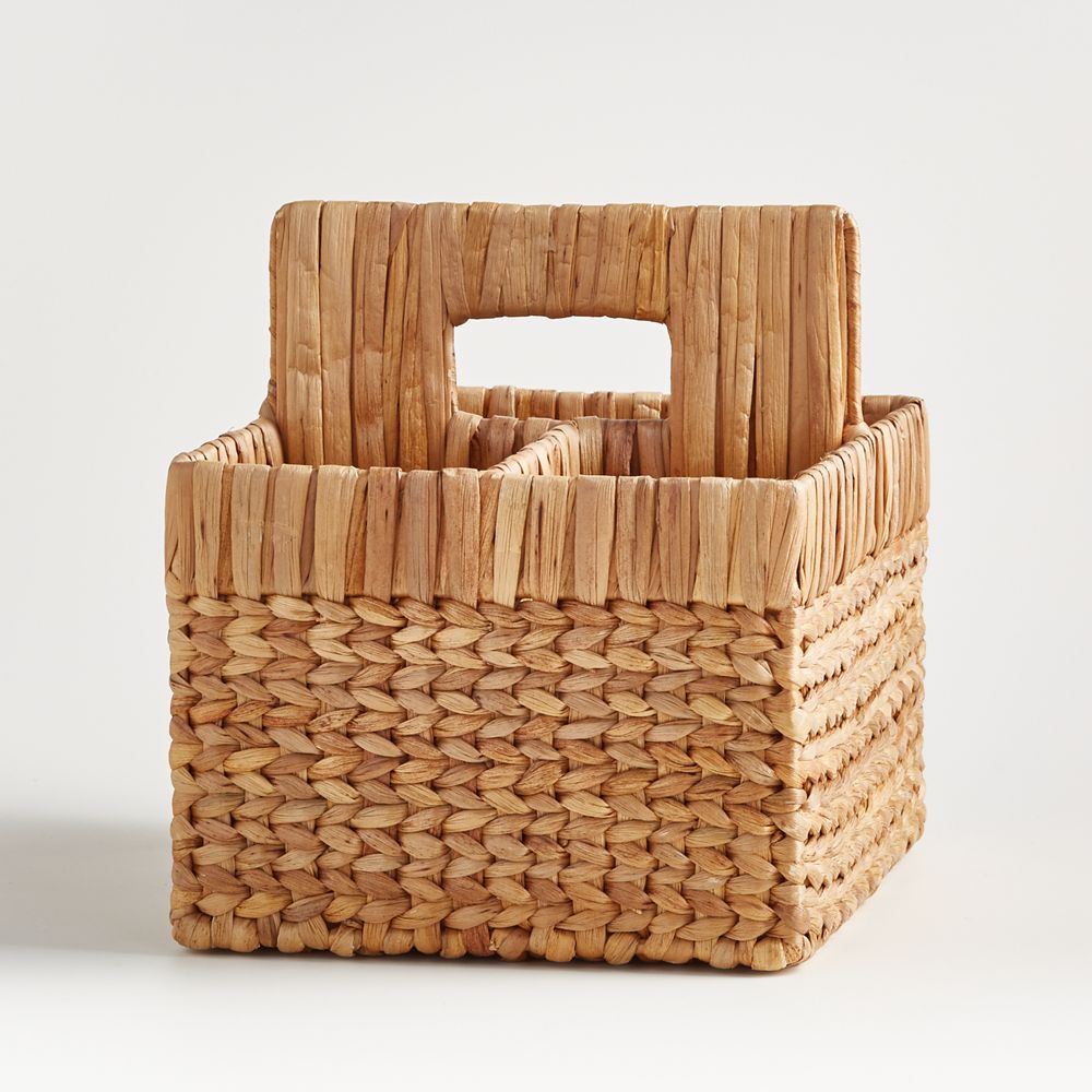 Wonderful Wicker Natural Woven Diaper Caddy