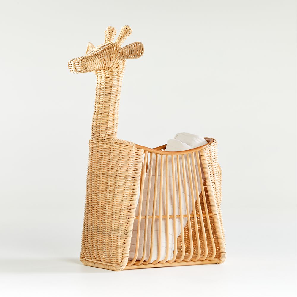 Giraffe Floor Basket