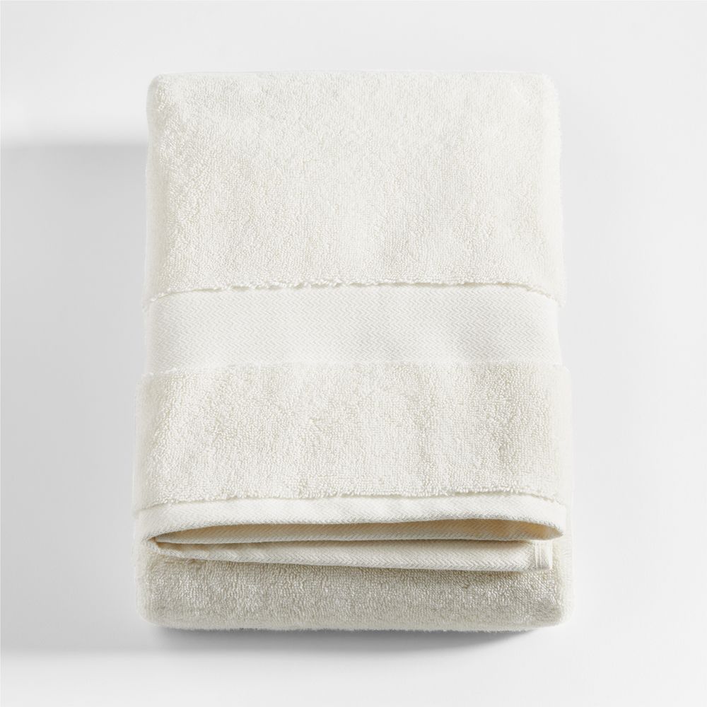 Classic Organic Turkish Cotton Ivory Bath Towels