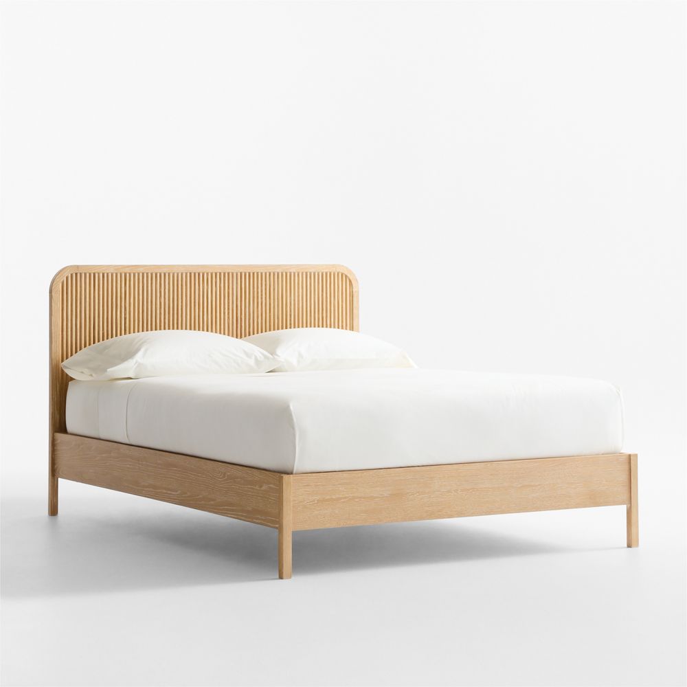 Mira Cerused Natural Oak Kids Bed