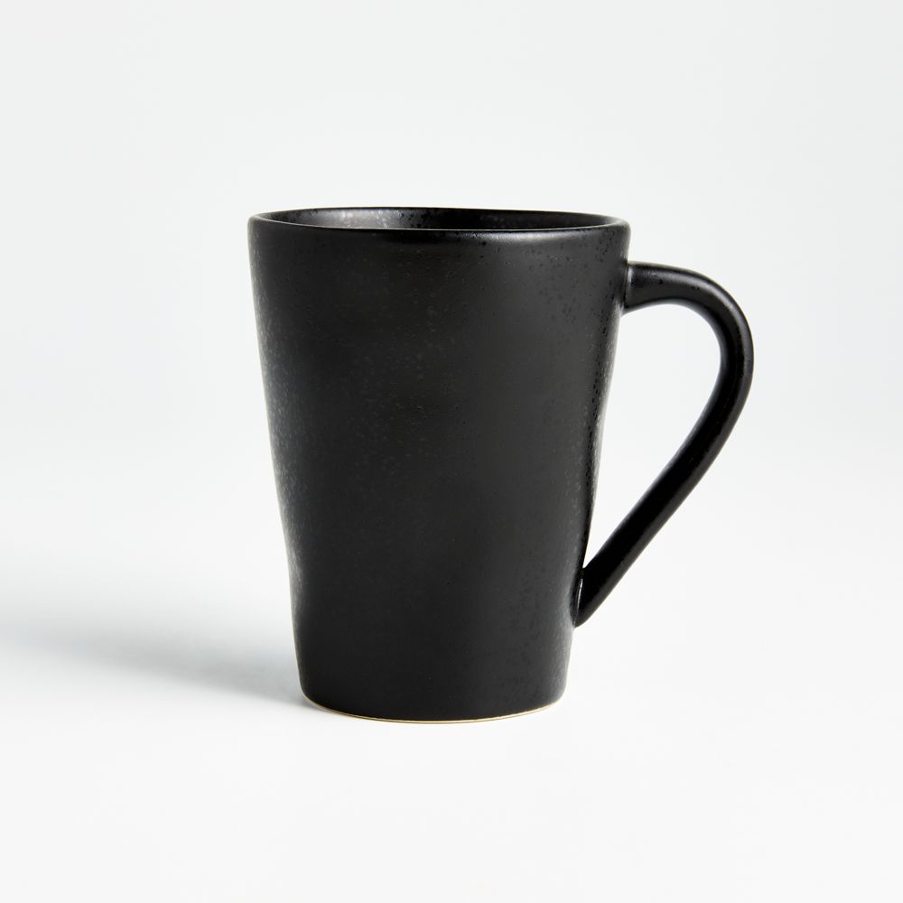 Marin 12-oz. Matte Black Stoneware Mug