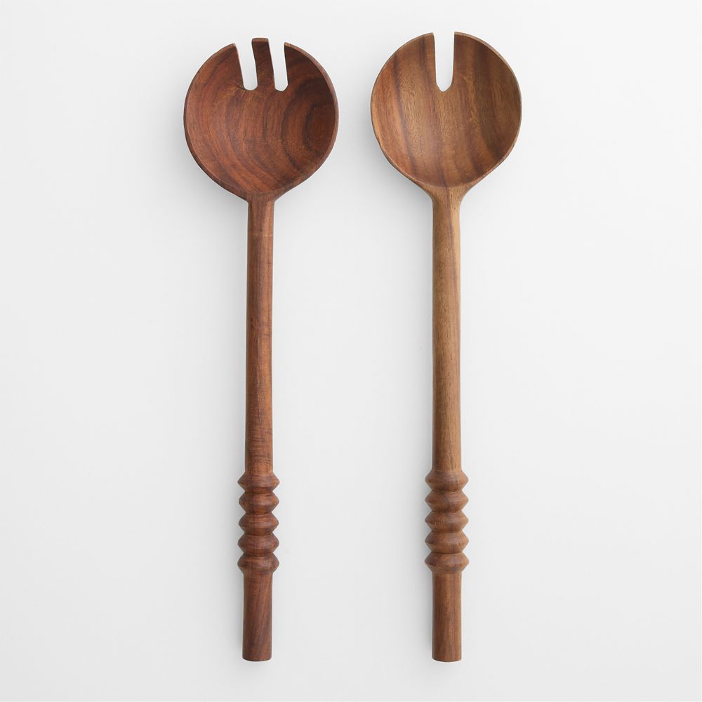 Acacia Burke Salad Servers