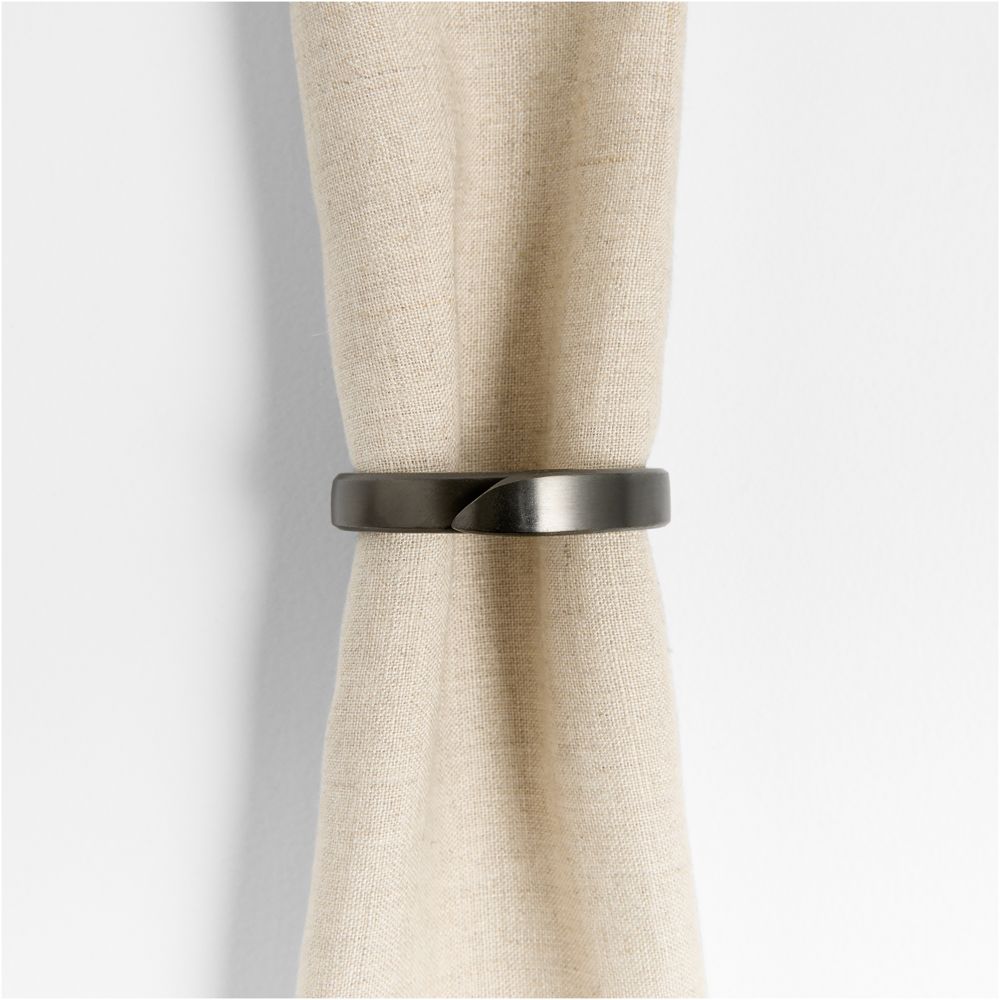 Wrap Black Napkin Ring