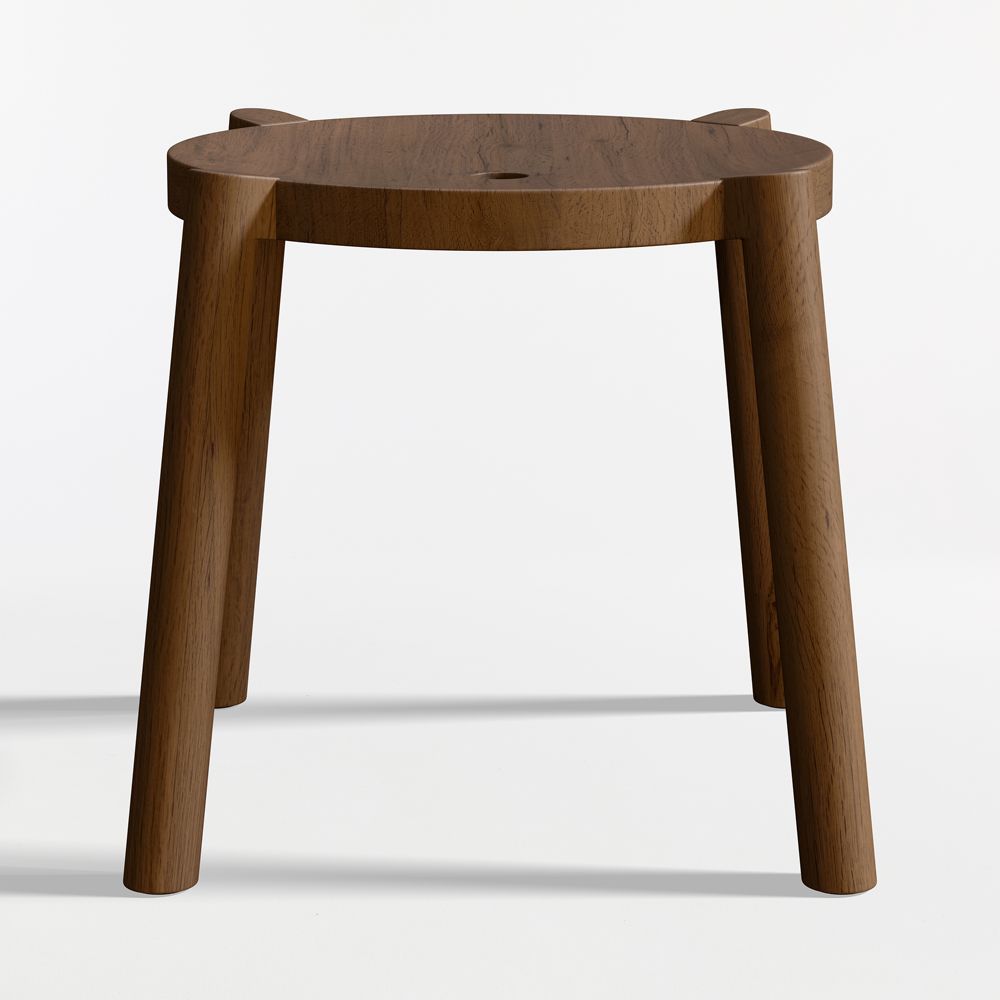 Bonnie Deep Brown Kids Stackable Play Stool