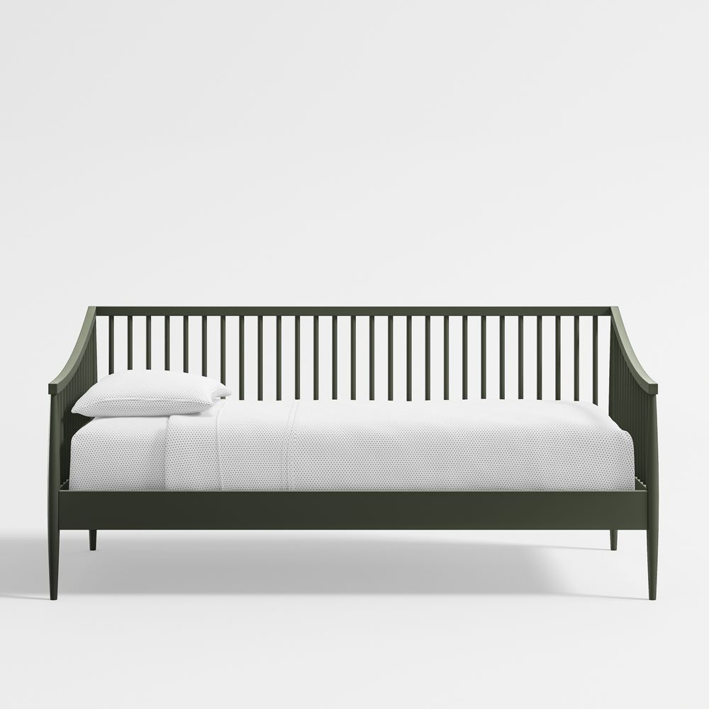 Hampshire Spindle Kids Olive Green Daybed