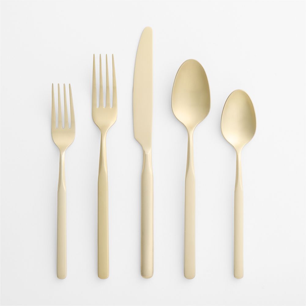 Mercer Champagne Flatware Sets