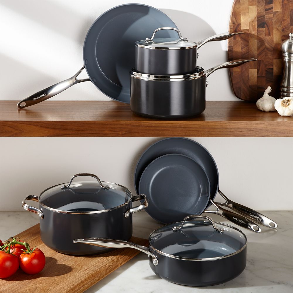 Green Pan Valencia Pro Ceramic Nonstick 11-Piece Cookware Set