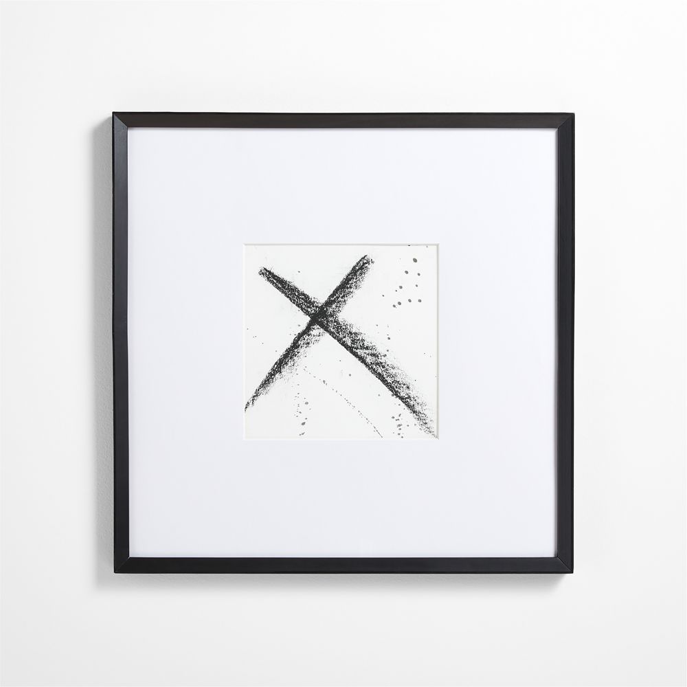 Icon Wood 11x11 Black Wall Picture Frame