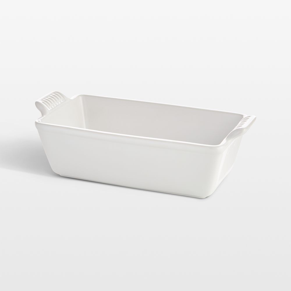 Le Creuset Heritage White Ceramic Loaf Pan
