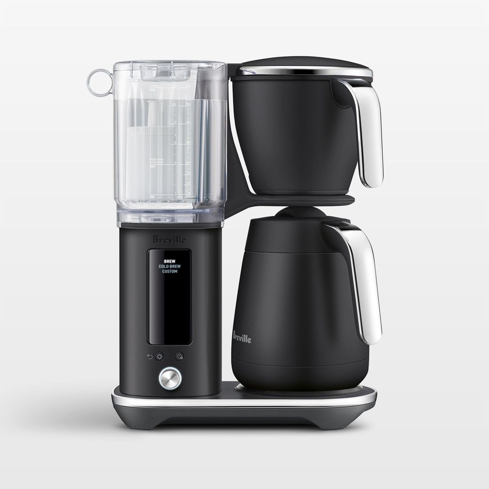 Breville Luxe Brewer Thermal Drip Coffee Maker in Black Truffle