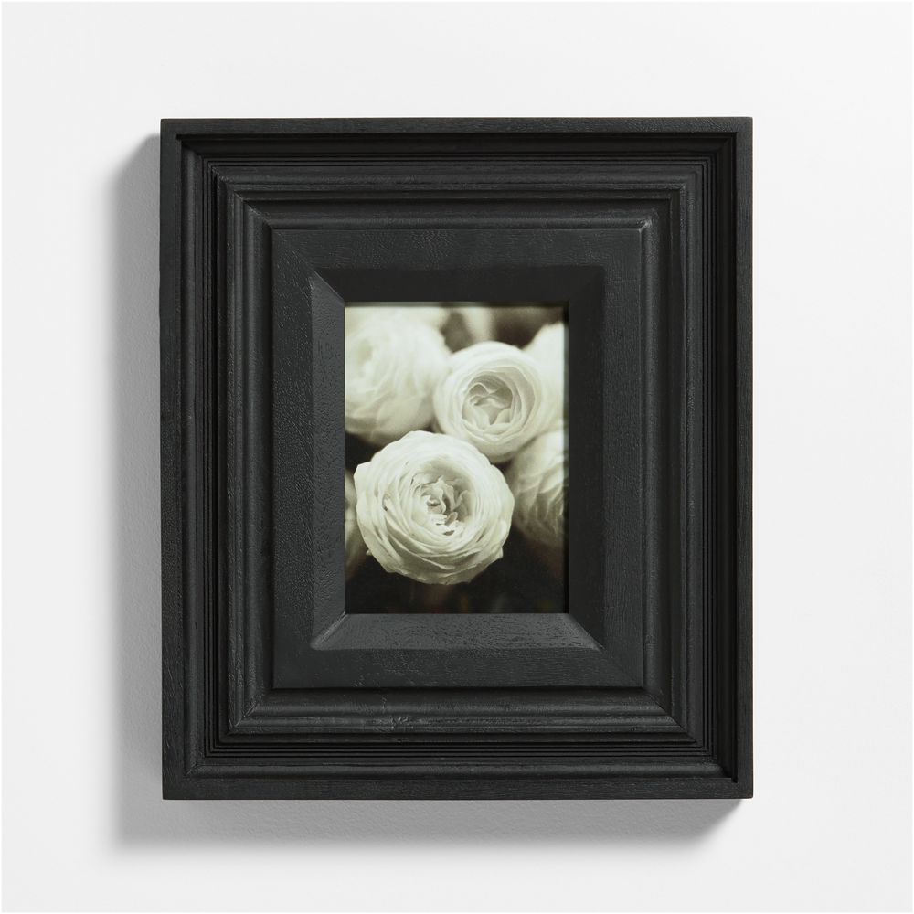 Belfast Traditional Black Wood 5x7 Wall Picture Frame