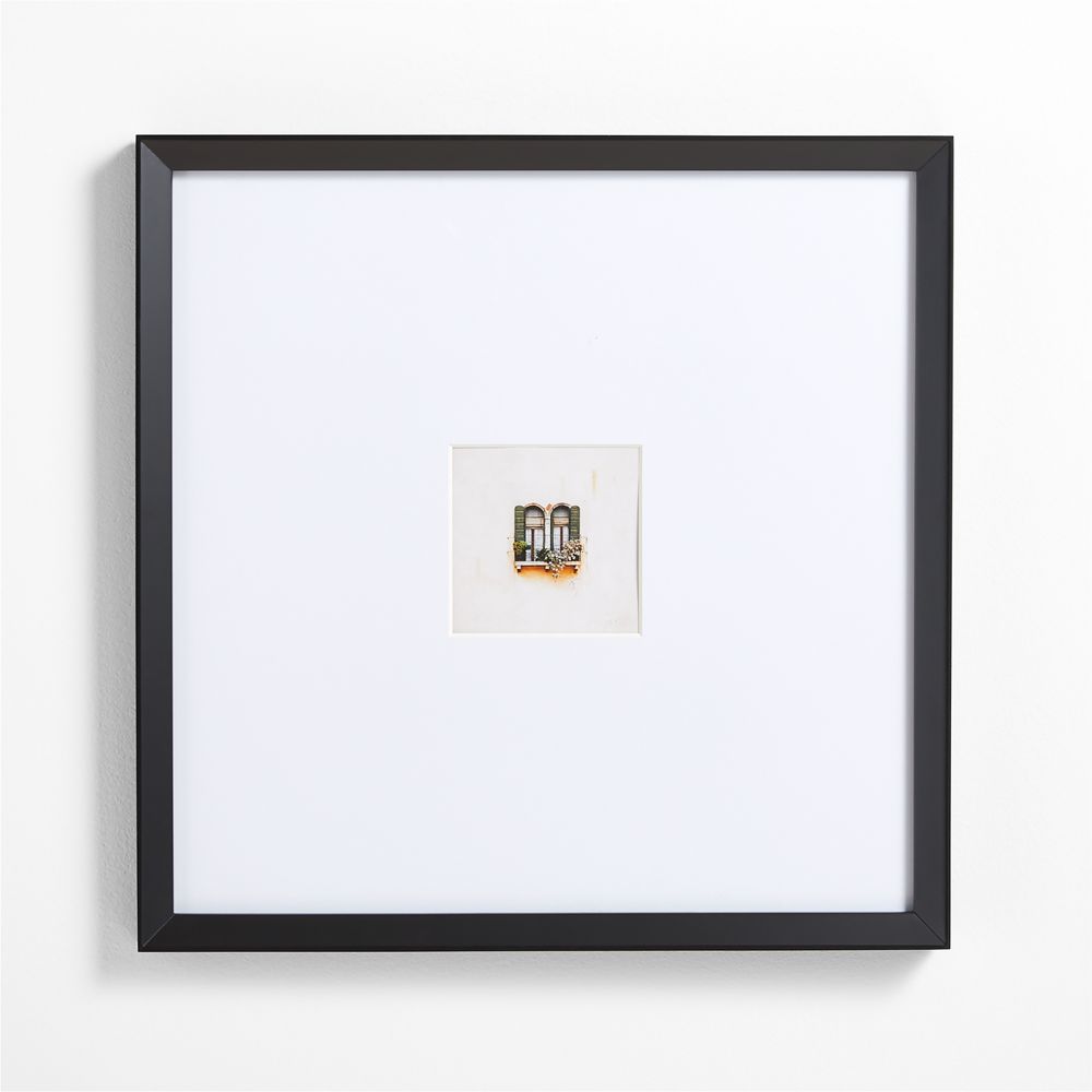 Icon Wood 5x5 Black Picture Frame