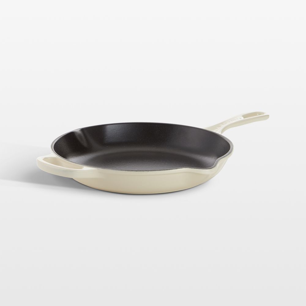 Le Creuset Signature 10.25" Cream Enameled Cast Iron Skillet