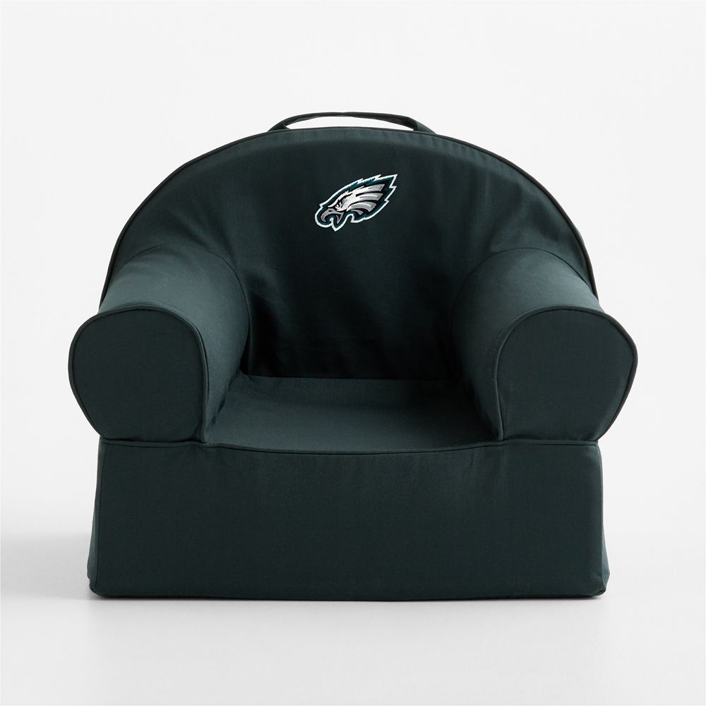 NFL Philadelphia Eagles Small Spruce Green Organic Cotton Kids Lounge Nod Chair