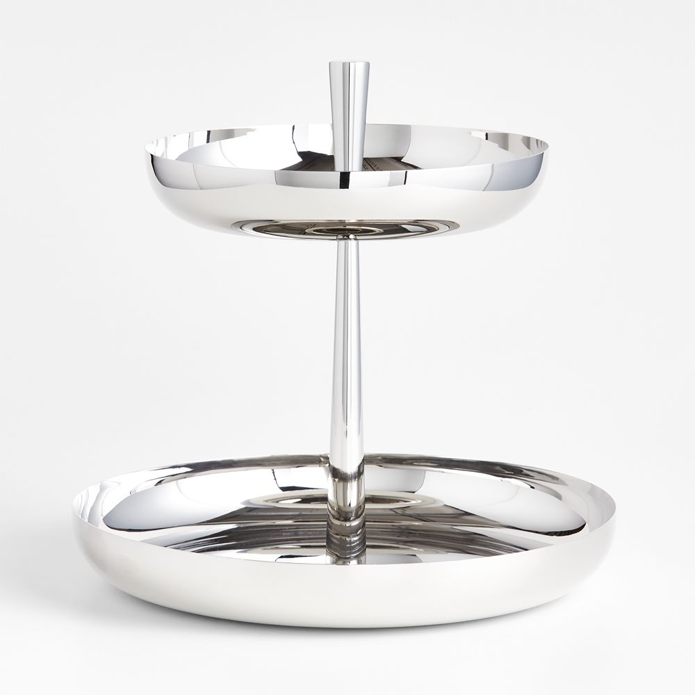 2-Tier Stainless Steel Server Tower