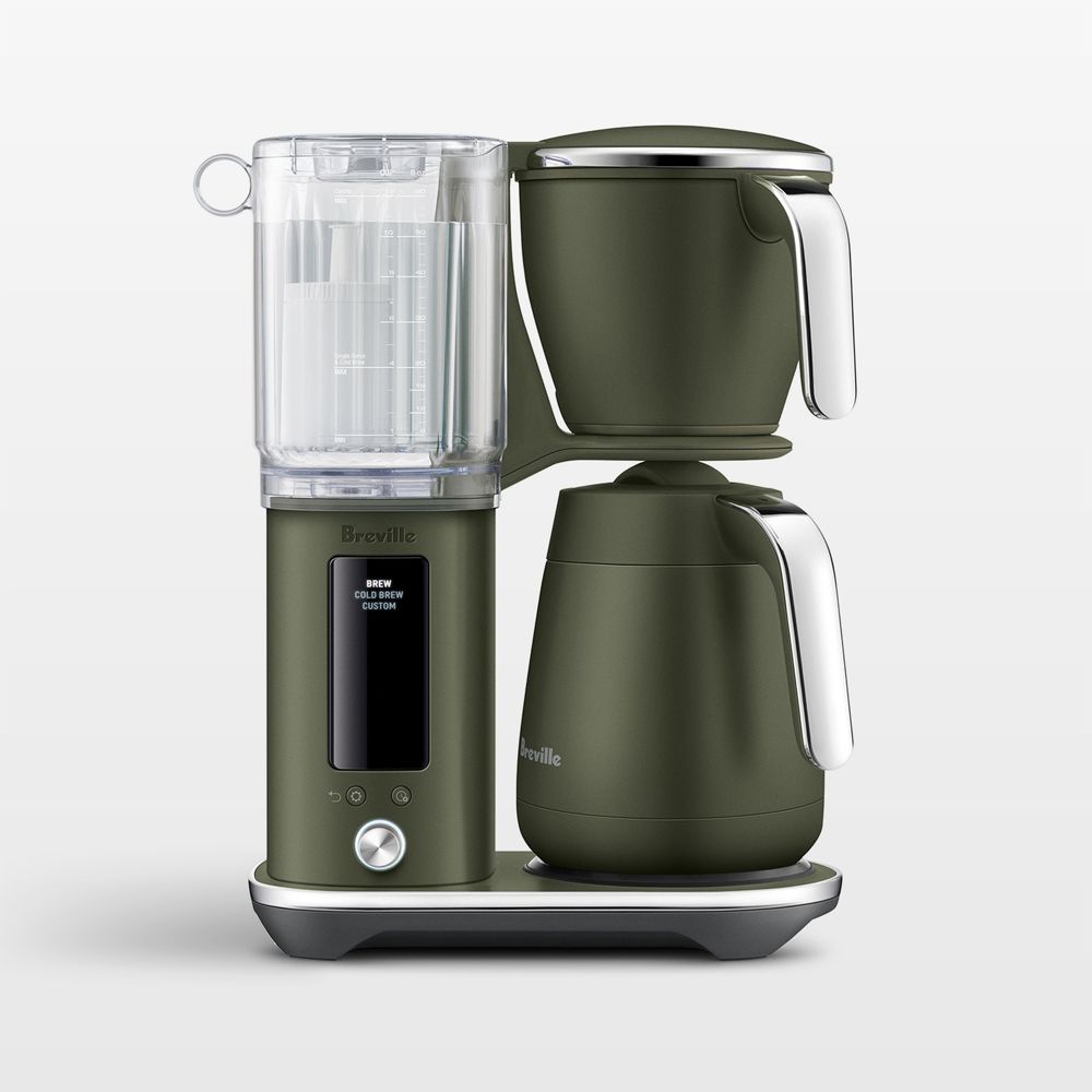 Breville Luxe Brewer Thermal Drip Coffee Maker in Olive Tapenade