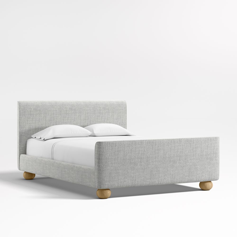 Emery Carbon Upholstered Kids Bed