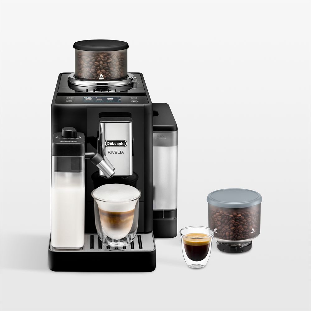 De'Longhi Rivelia Fully Automatic Espresso Machine in Onyx Black