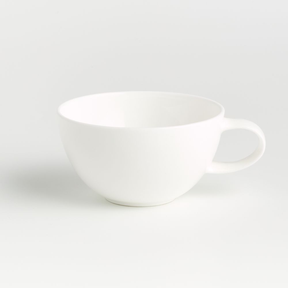 Bennett White Bone China 12-Oz. Cup