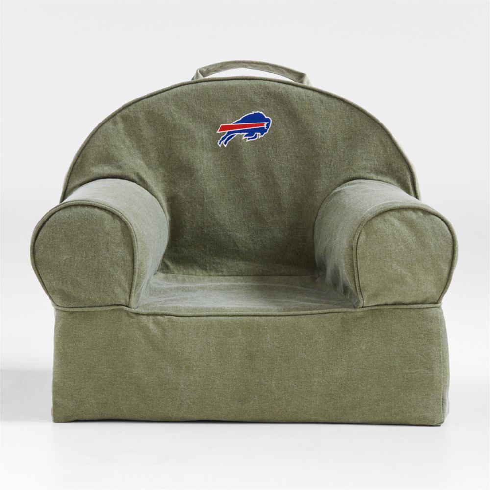 NFL Buffalo Bills Small Cyprus Green Organic Cotton Kids Lounge Nod Chair