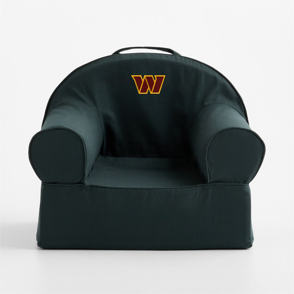 NFL Washington Commanders Small Spruce Green Organic Cotton Kids Lounge Nod Chair