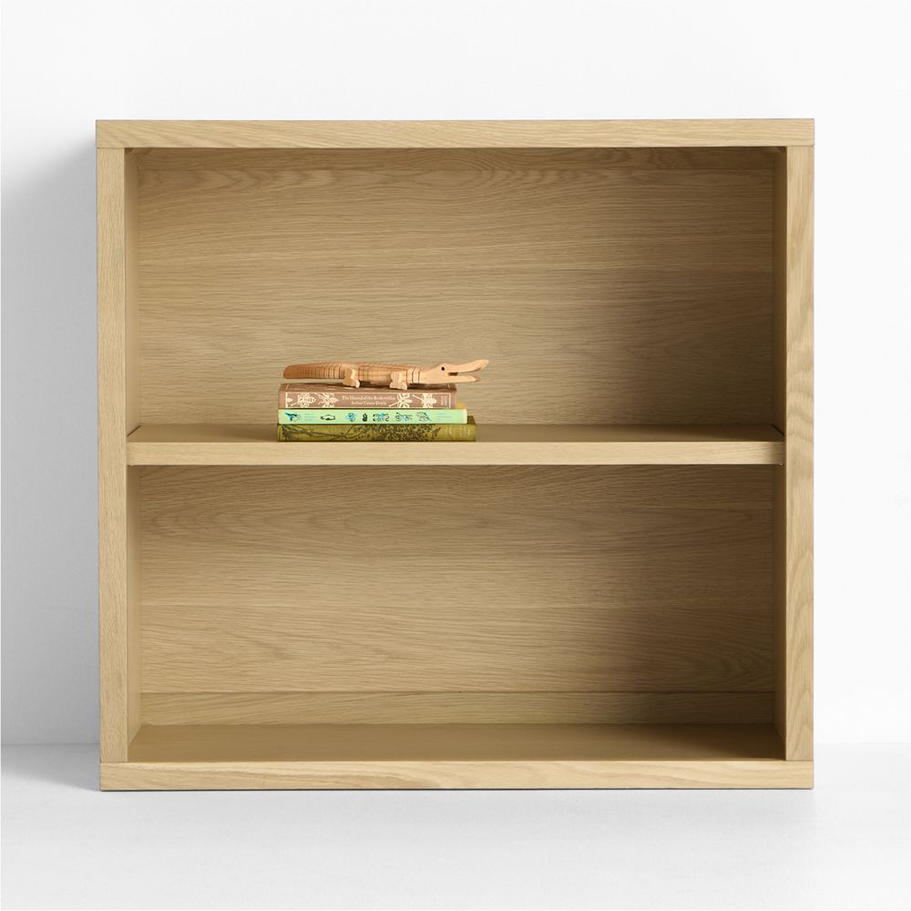 Oliver 32" Modular Natural Oak Wood Kids Bookcase