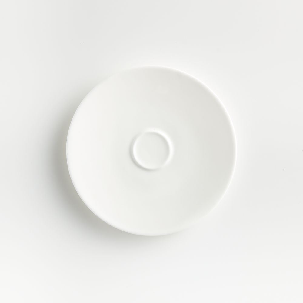 Bennett White Bone China Saucer