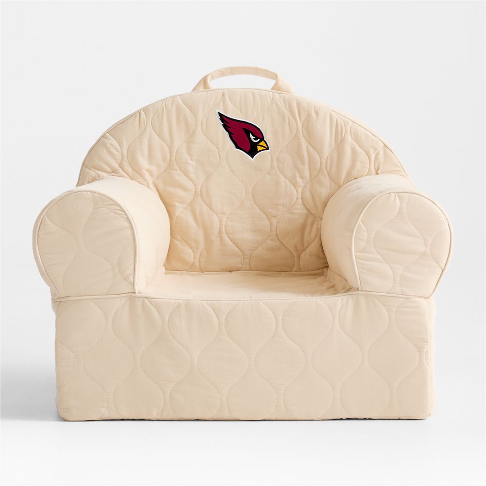NFL Arizona Cardinals Large Oatmeal Quilted Cotton Corduroy Kids Lounge Nod Chair