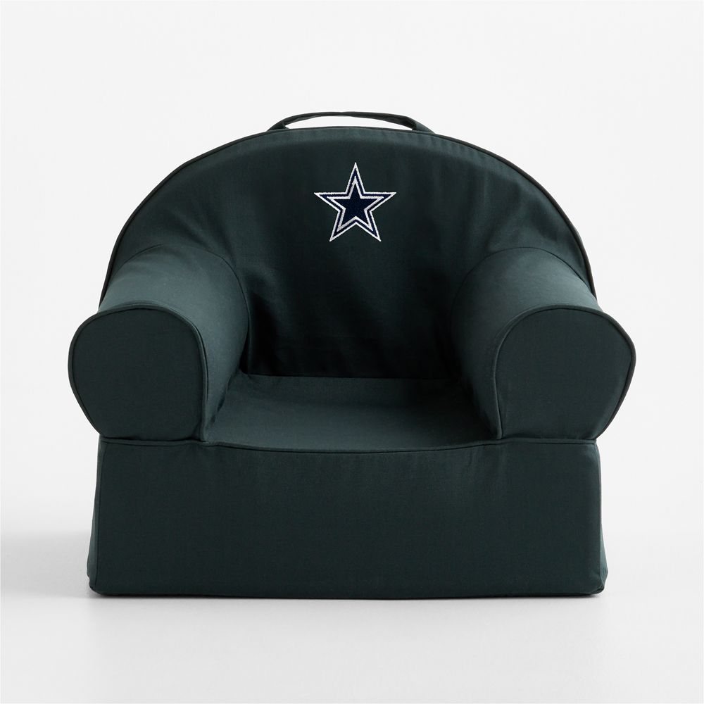 NFL Dallas Cowboys Small Spruce Green Organic Cotton Kids Lounge Nod Chair