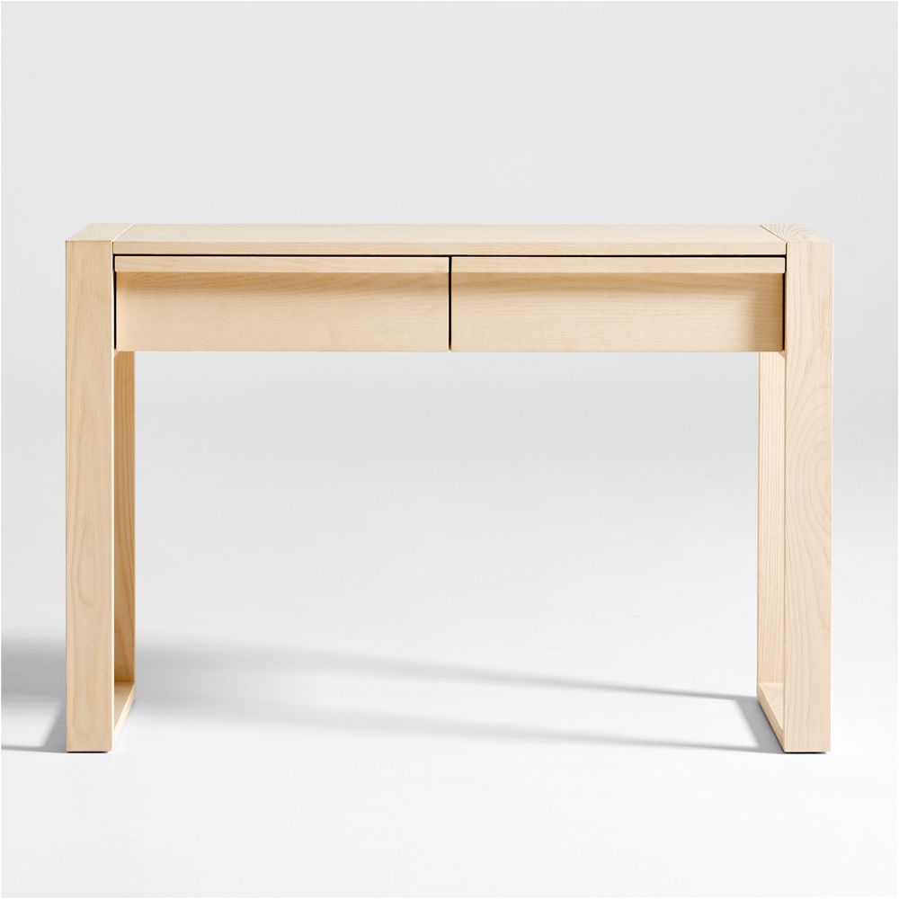 Gemini 45" Sunwashed Ash Wood Kids Desk