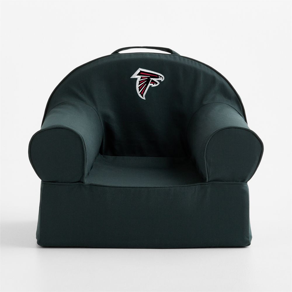 NFL Atlanta Falcons Small Spruce Green Organic Cotton Kids Lounge Nod Chair