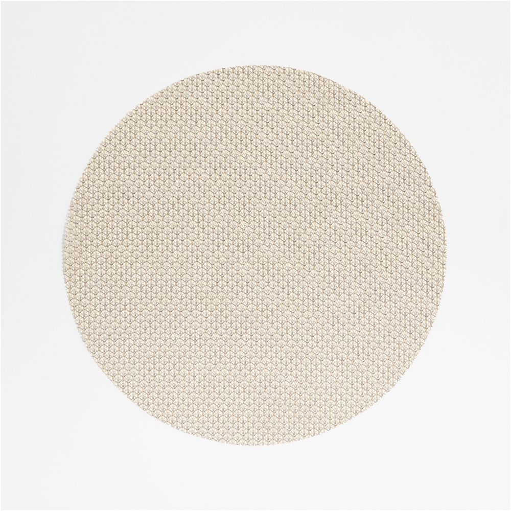 Chilewich Knitty Rectangular Neutral Vinyl Placemat
