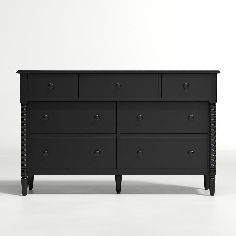 Kids Jenny 54" Lind Wide Black Dresser
