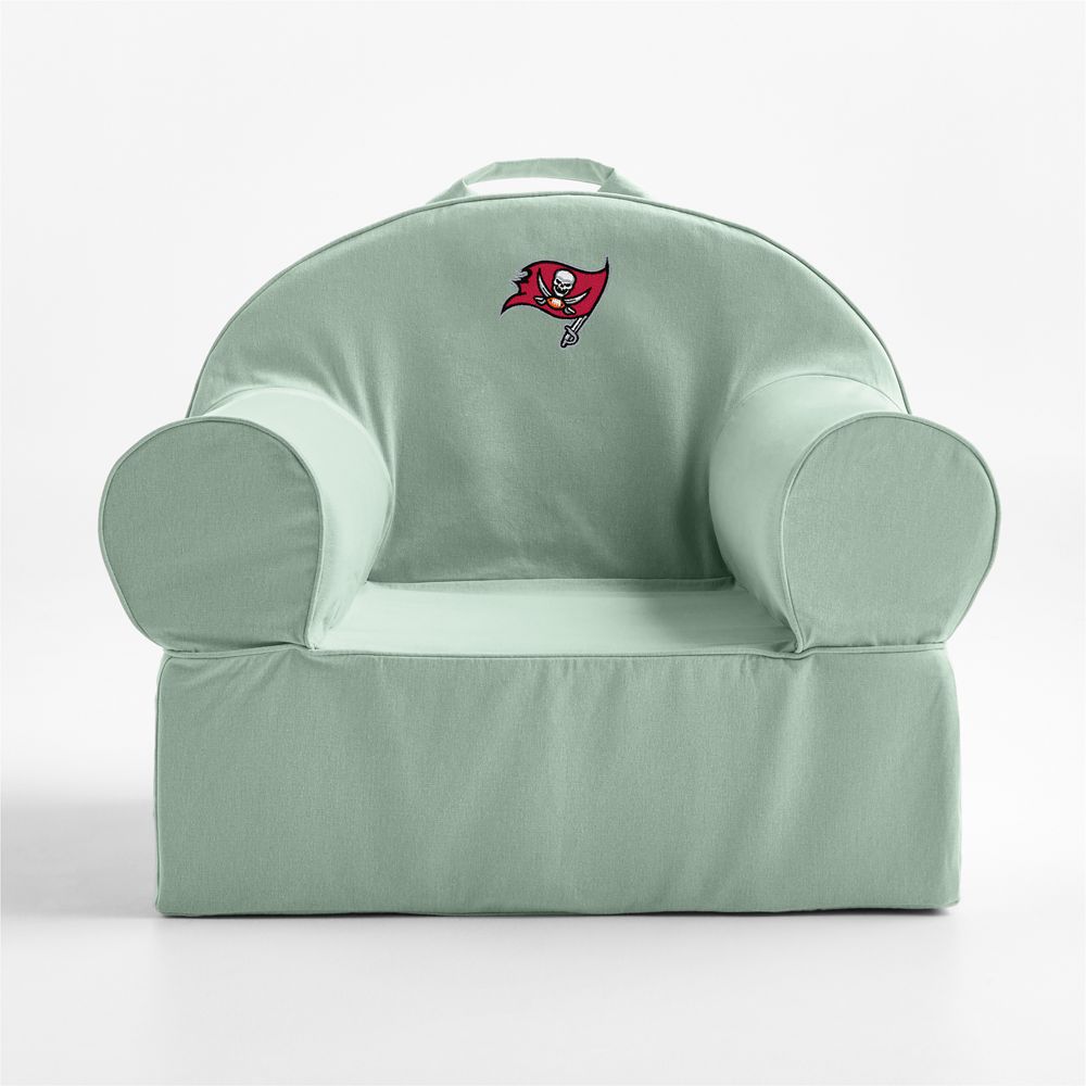 NFL Tampa Bay Buccaneers Large Volta Teal Organic Cotton Kids Lounge Nod Chair