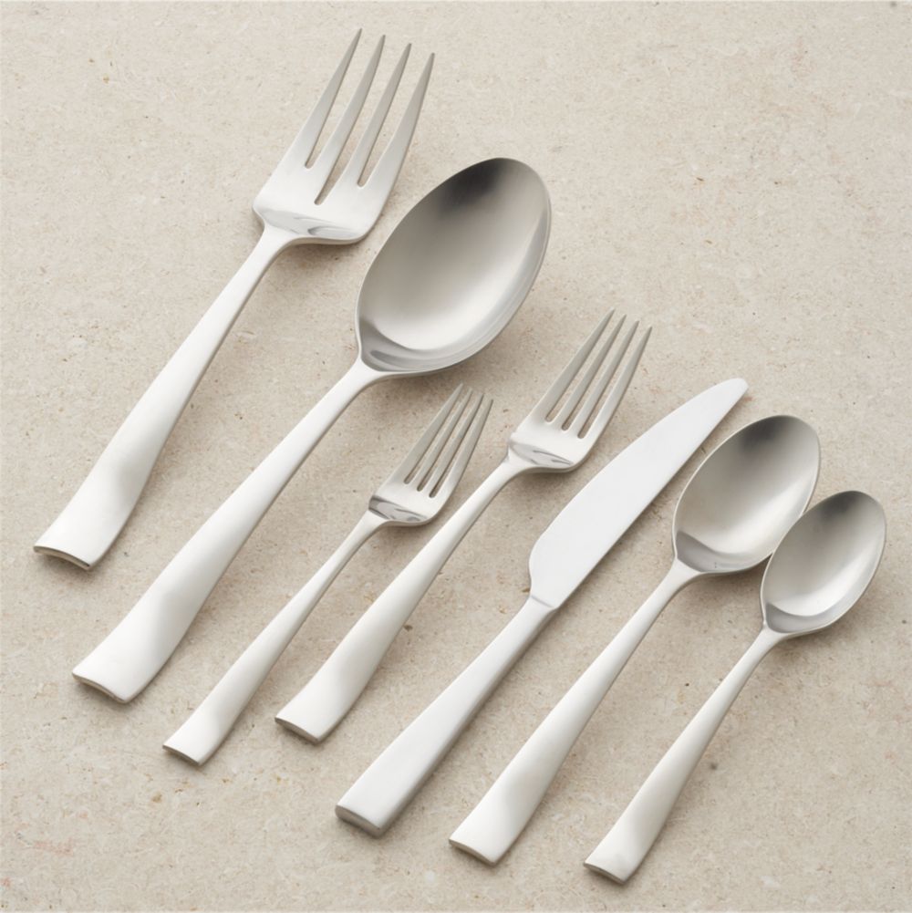 Holmes Satin 22-Piece Flatware & Serving Set