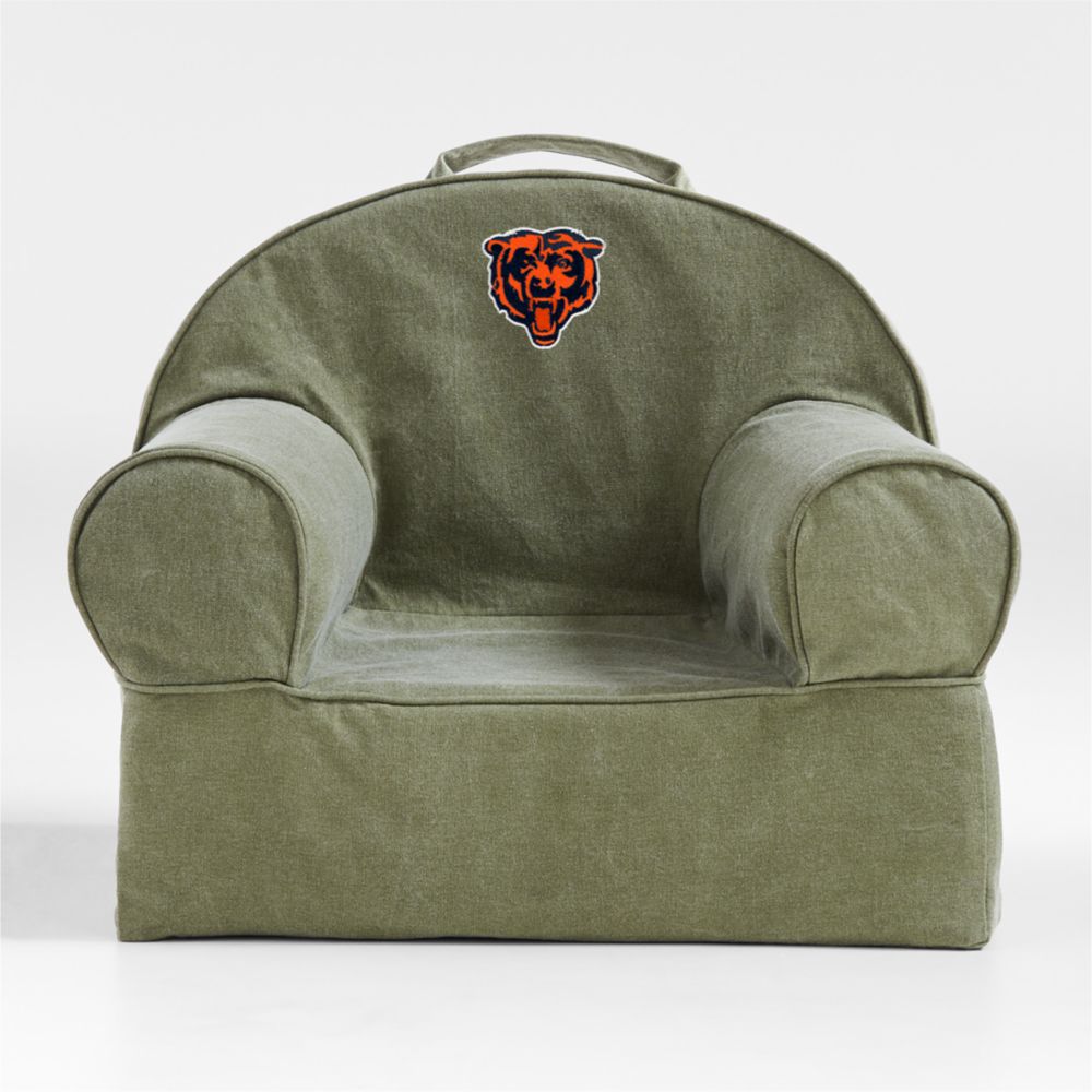 NFL Chicago Bears Small Cyprus Green Organic Cotton Kids Lounge Nod Chair