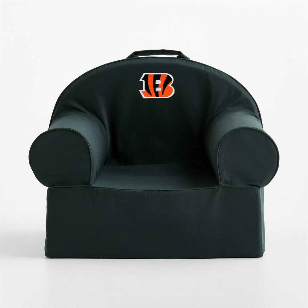 NFL Cincinnati Bengals Large Spruce Green Organic Cotton Kids Lounge Nod Chair