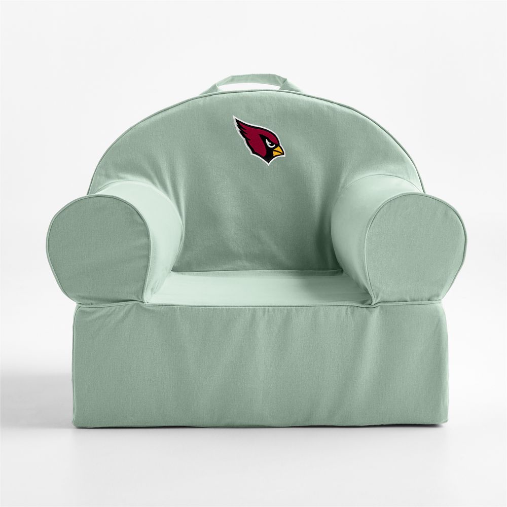 NFL Arizona Cardinals Large Volta Teal Organic Cotton Kids Lounge Nod Chair
