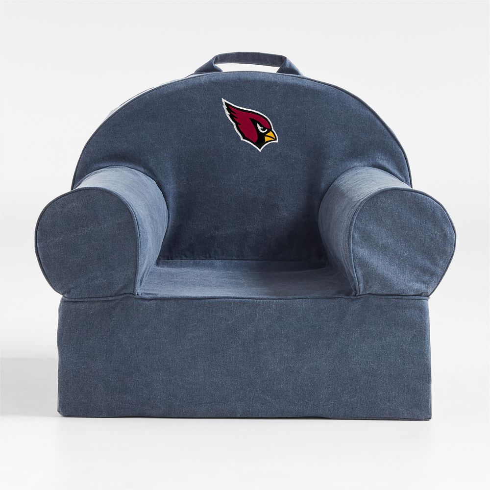 NFL Arizona Cardinals Large Deep Indigo Organic Cotton Kids Lounge Nod Chair