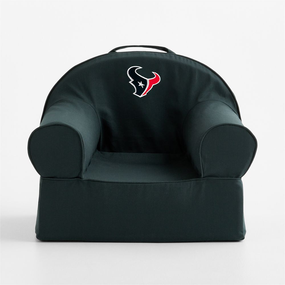 NFL Houston Texans Small Spruce Green Organic Cotton Kids Lounge Nod Chair