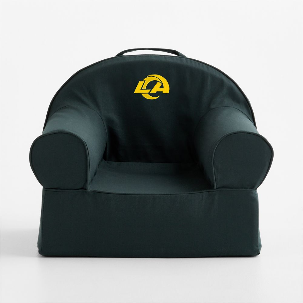 NFL Los Angeles Rams Small Spruce Green Organic Cotton Kids Lounge Nod Chair