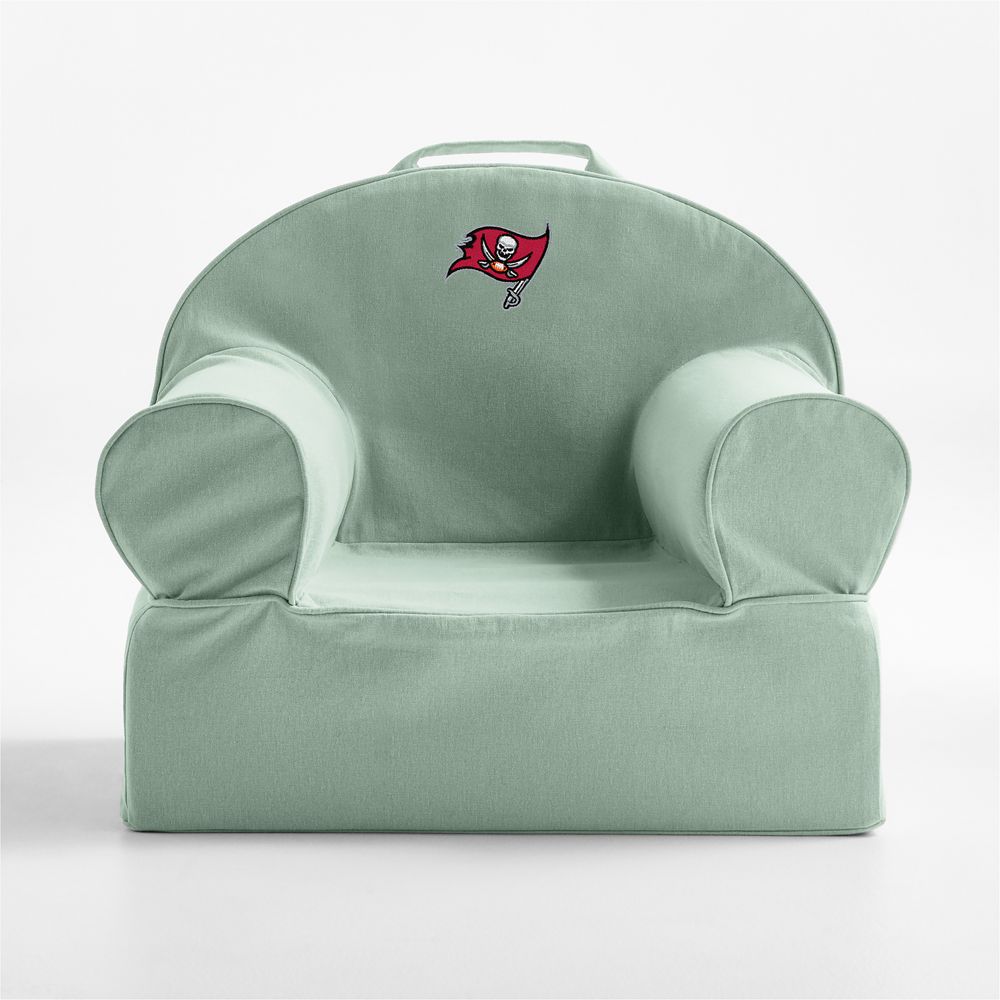 NFL Tampa Bay Buccaneers Small Volta Teal Organic Cotton Kids Lounge Nod Chair