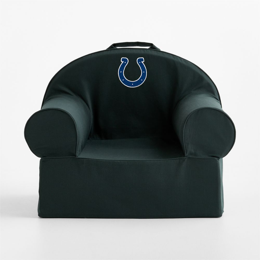 NFL Indianapolis Colts Large Spruce Green Organic Cotton Kids Lounge Nod Chair