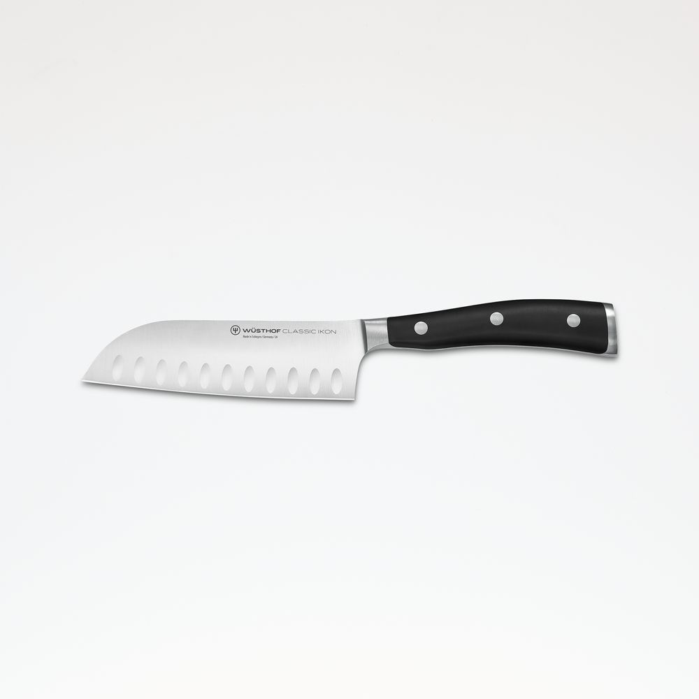 Wusthof Classic Ikon Black 5" Hollow Edge Santoku Knife